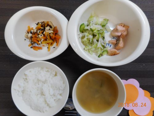 ８月２４日(金）のお給食