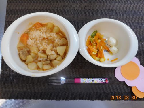 ８月３０日（木）のお給食