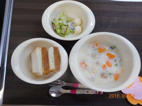 ９月１０日(月）のお給食