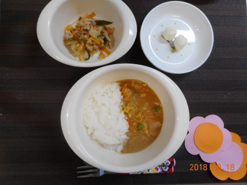 ９月１８日（火）のお給食