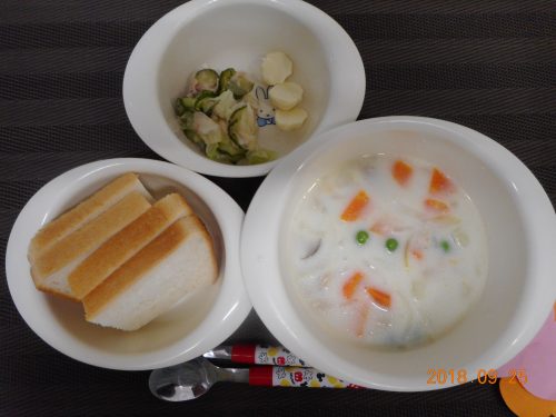 ９月２５日(火）のお給食