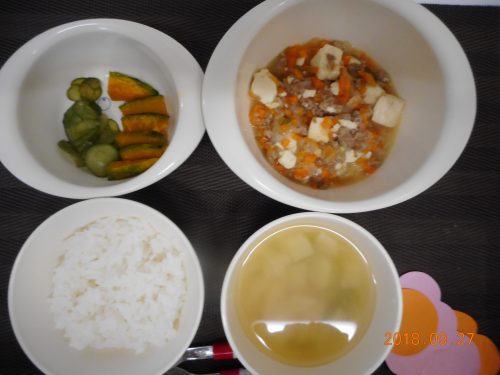 ９月２７日（木）お給食