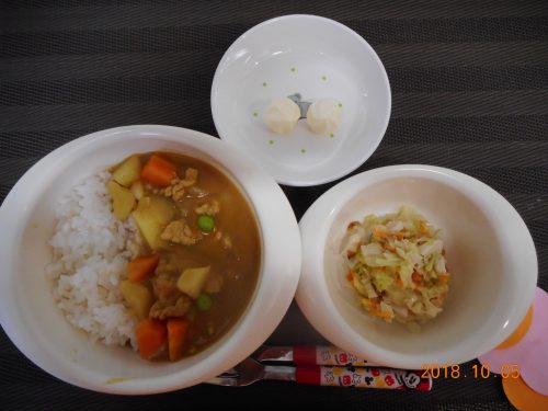１０月５日(金）のお給食