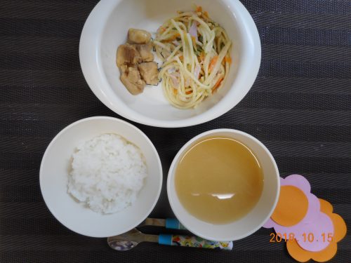 １０月１５日(月）のお給食