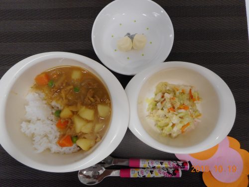 １０月１９日(金）のお給食