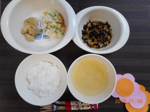 １１月８日(木）のお給食