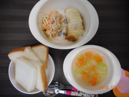 １２月５日(水）のお給食