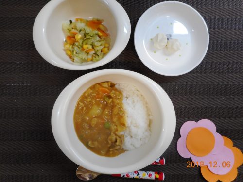 １２月６日（木）のお給食
