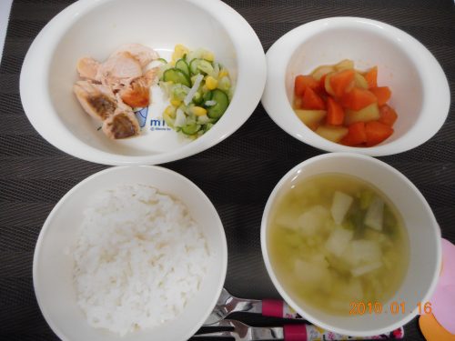 １月１６日（水）のお給食