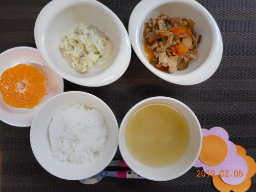 ２月５日(火）のお給食
