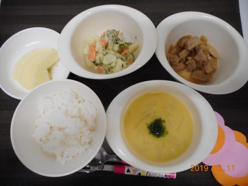 ３月１１日（月）のお給食