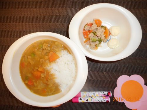 ３月１４日(木）のお給食