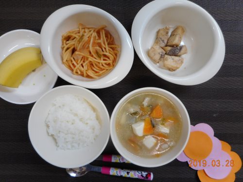 ３月28日（木）お給食