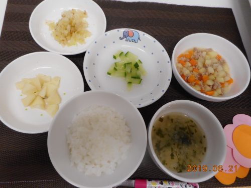 6月21日（金）お給食