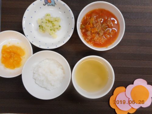 6月26日(水)　　お給食