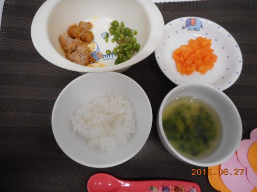 6月27日(木)　　お給食