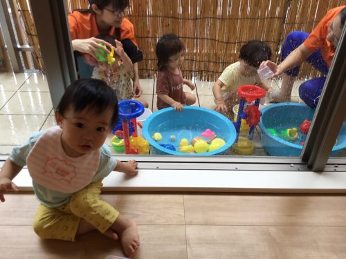 待ちに待った水遊びっっ！！