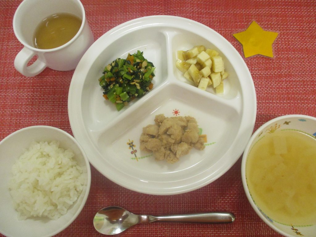 【7月9日㈬の給食・おやつ】