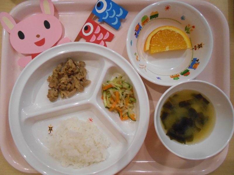 4月２６日　お給食