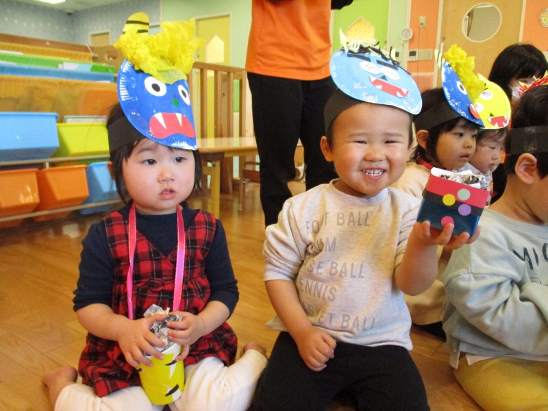 鬼はそと～♪福はうち♪