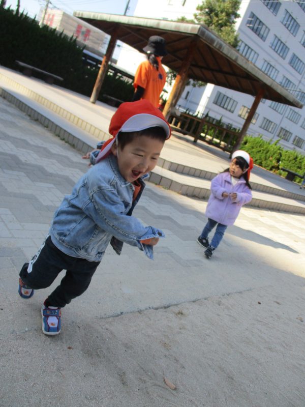 秋の公園あそび♪