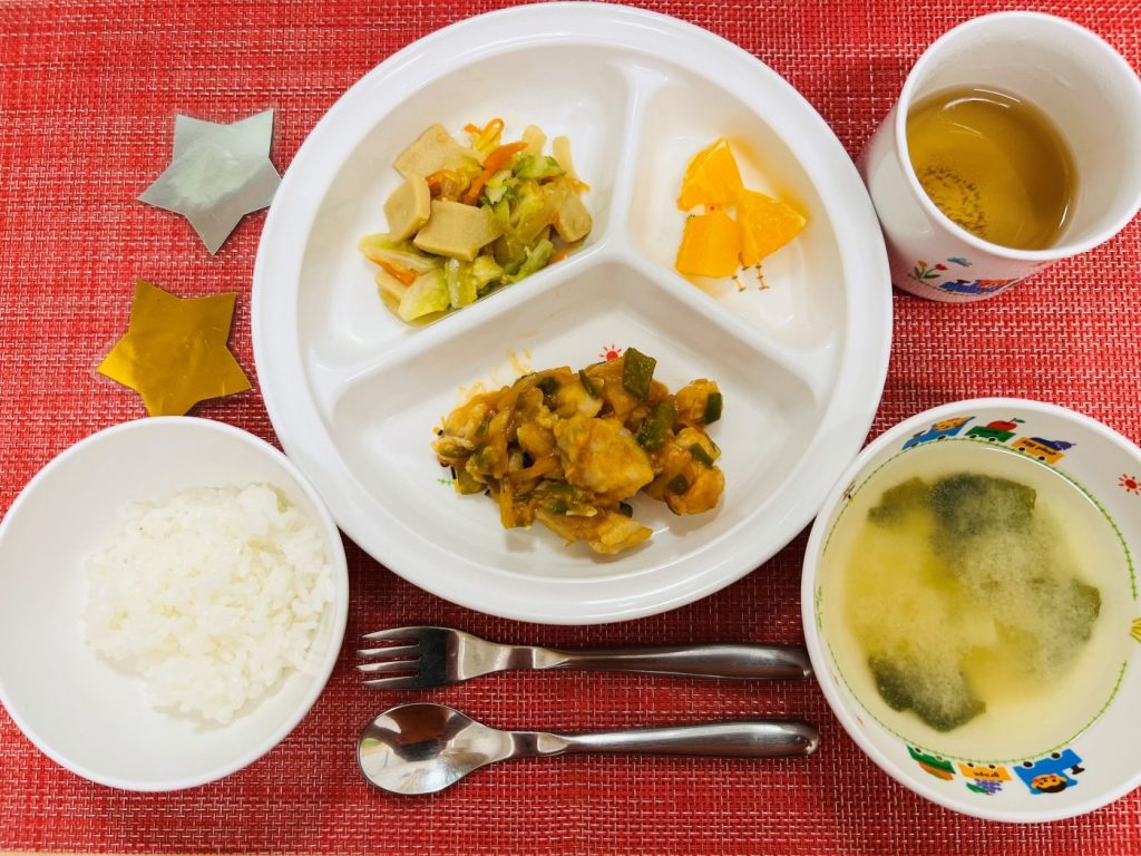 【5月9日㈭の給食・おやつ】