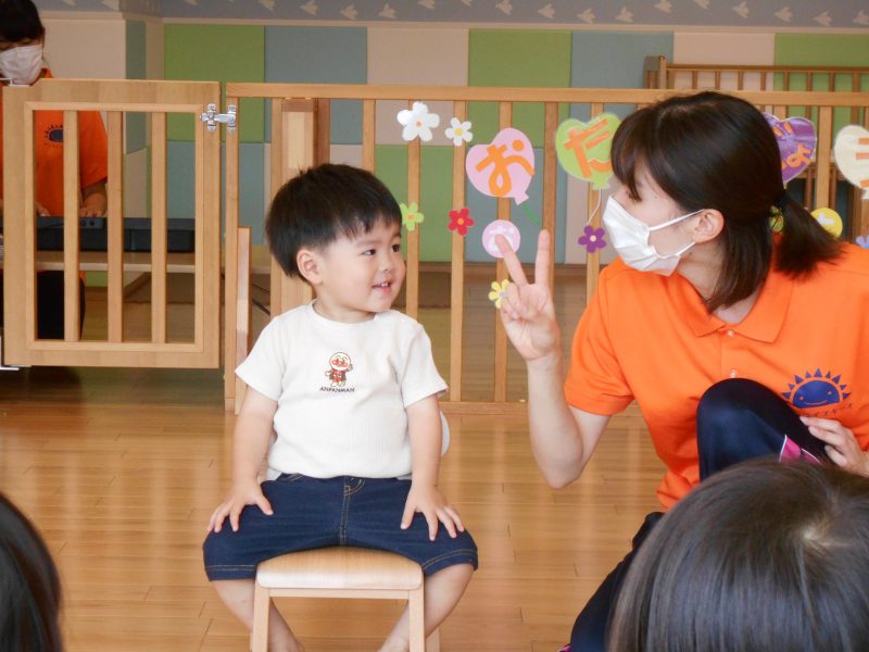 6月生まれのお友達のお誕生日会をしました?