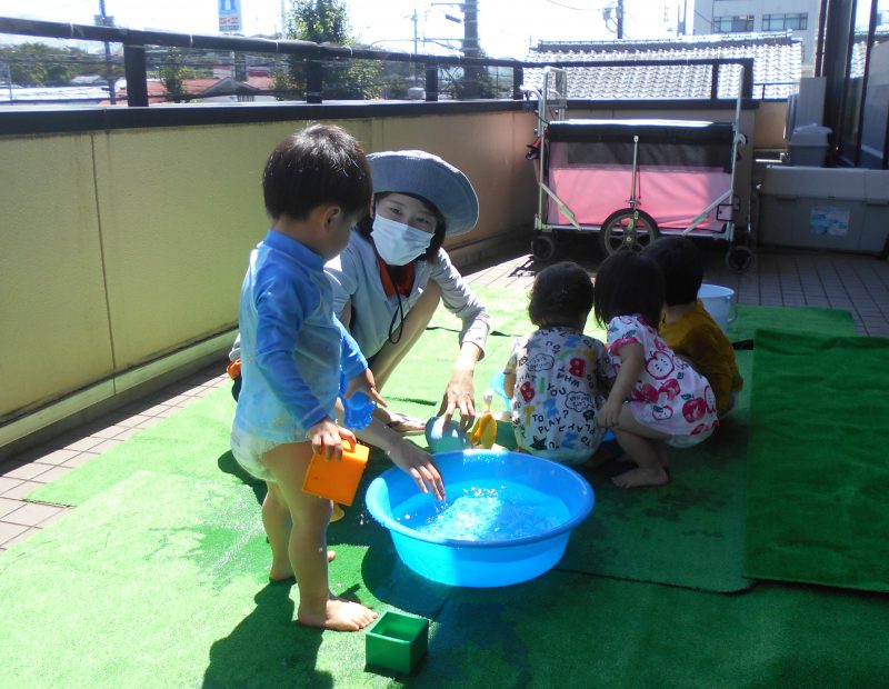 水遊びをしました?