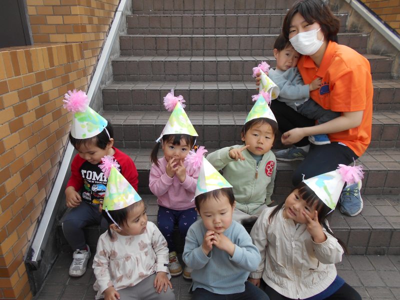 卒園式?/春のさんかくぼうし?