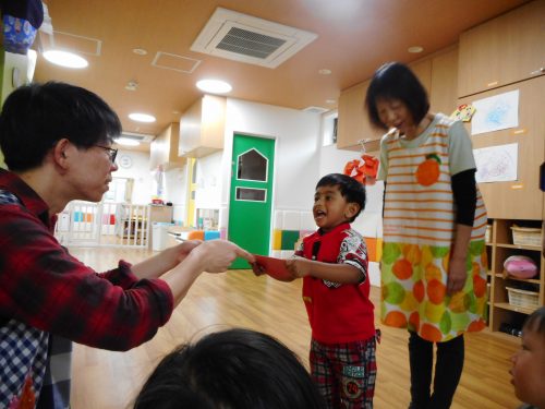 今日で、２９年度最後の保育でした