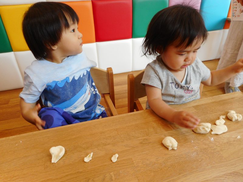 小麦粉粘土しました