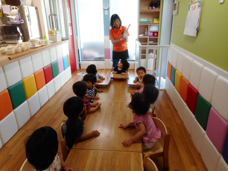 6月生まれのお友だちのお誕生日会をしました。