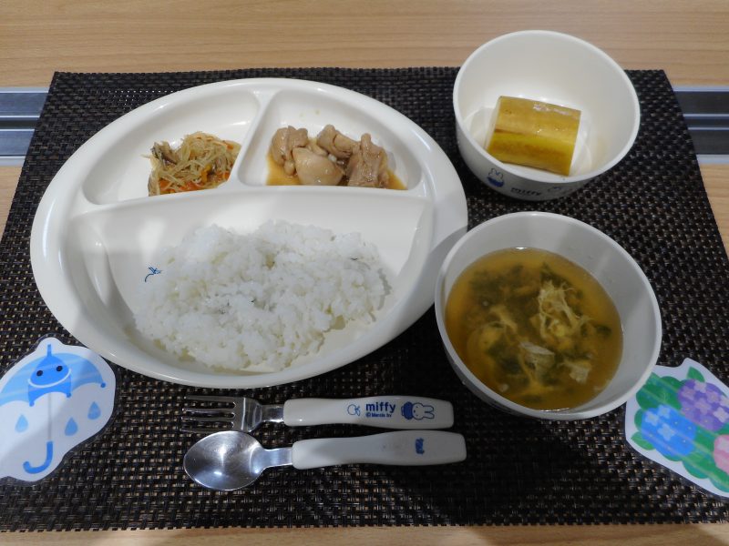 6月１８日（月）　乳児食