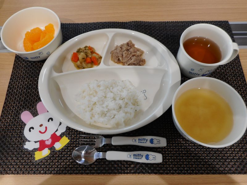 8月20日(月)　乳児食