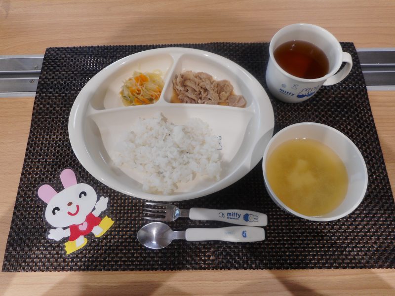 8月27日(月)　乳児食