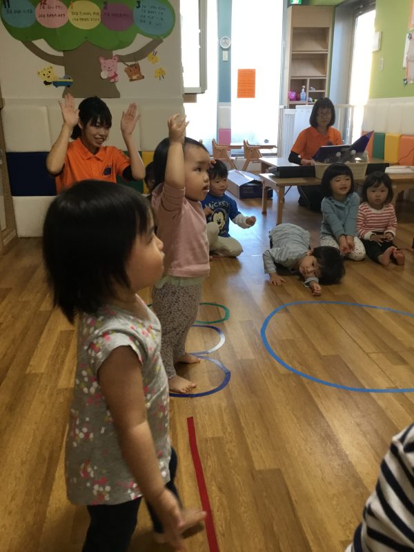 リズムに乗って♪