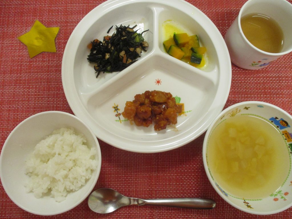 【3月14日㈭の給食・おやつ】