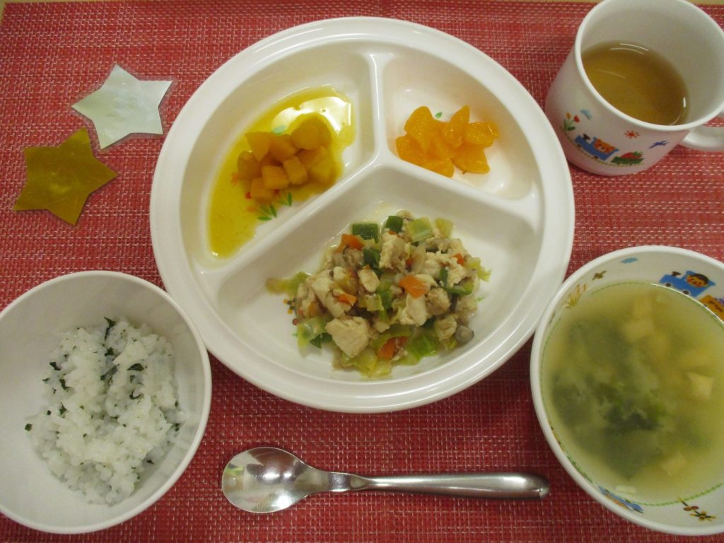 【2月12日㈬の給食・おやつ】