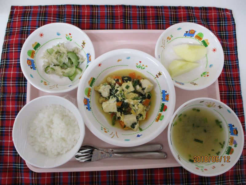 6月１２日（火）のお給食♪