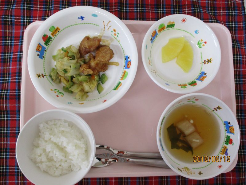 6月13日（水）のお給食