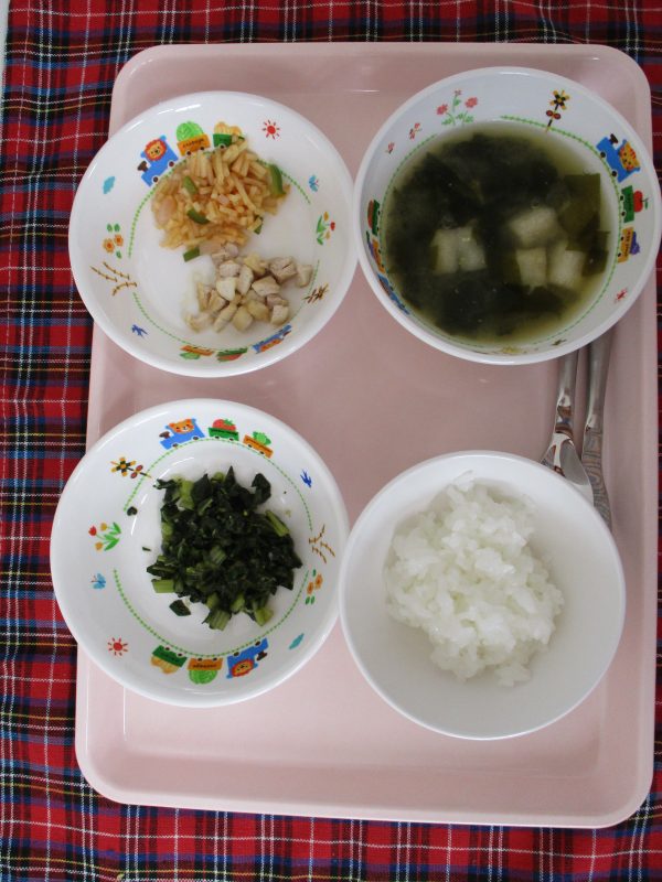 8月6日（月）のお給食　(^▽^)/