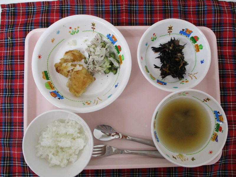 8月9日（木）のお給食　?