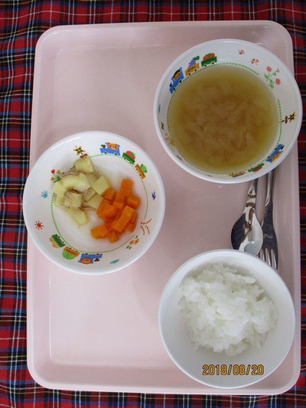 8月20日（月）のお給食　(^O^)／