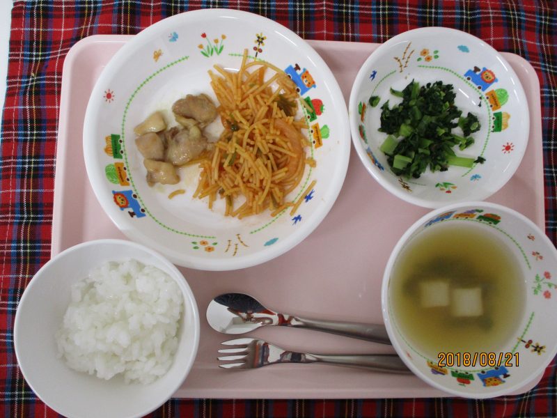 ★8月21日のお給食★