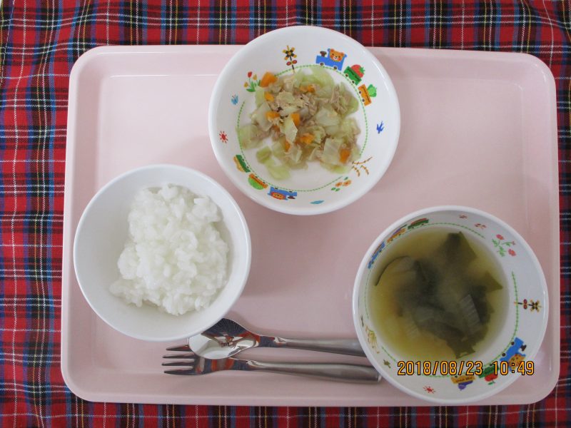 ★8月23日（木）のお給食★