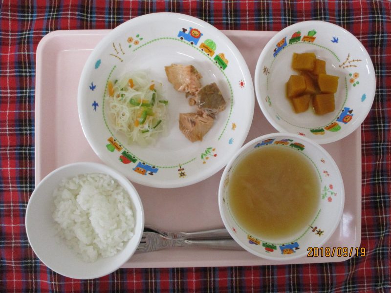 9月19日（水）のお給食(^○^)