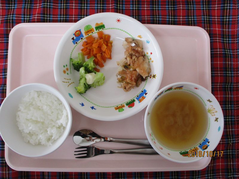10月17日（水）お給食(^O^)