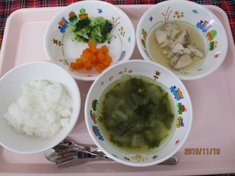11月19日（月）のお給食(^○^)
