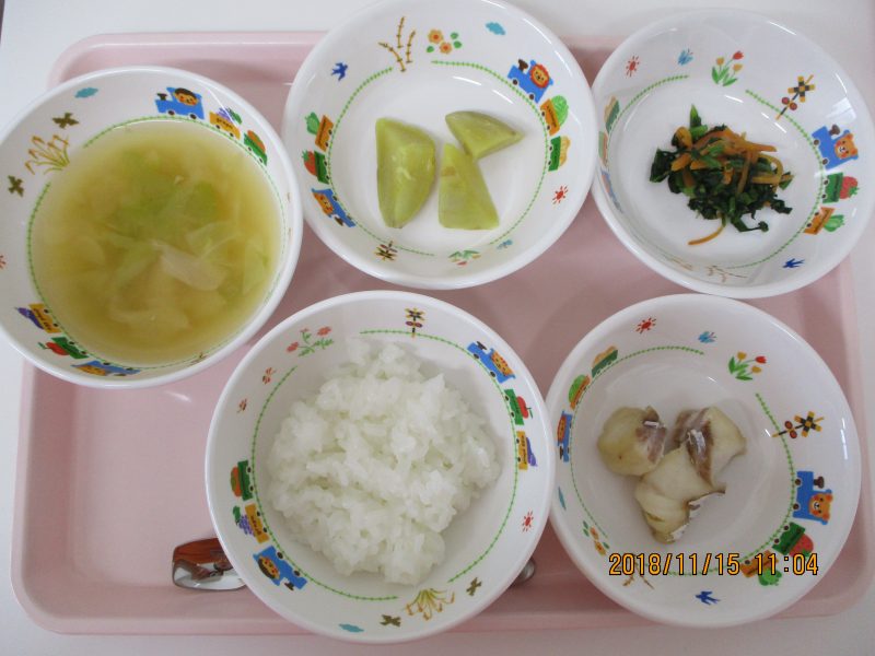 11月15日（木）お給食(^○^)