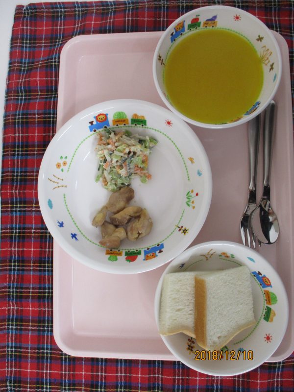 １２月10日（月）のお給食(≧▽≦)